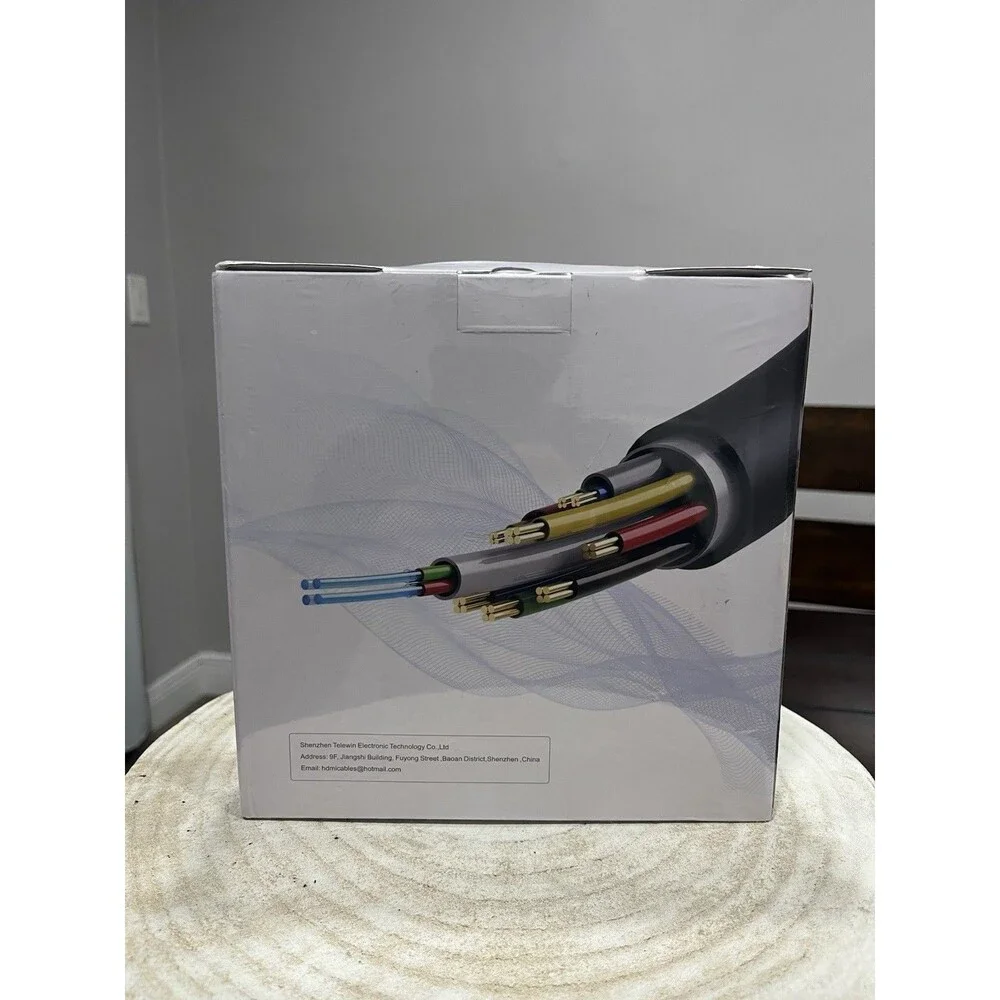 EVAIO 4K Fiber Optic HDMI Cable 100FT, ARC, 3D,Slim and Flexible New And Sealed